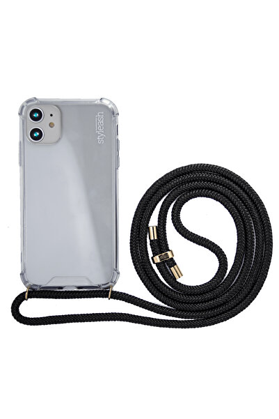 STYLEASH Husa telefon transparenta cu snur integrat Styleash, Huawei Mate 20 Pro