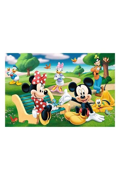 divendi-ro Kids Puzzle with Mickey, Minnie and Friends in the Park, 60x40cm