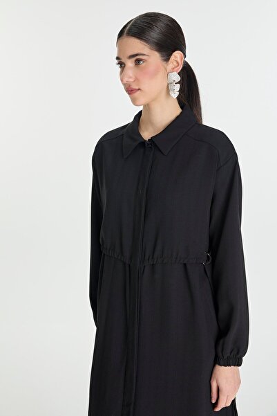 Zühre Shirt Collar Elastic Black Wear and Remove Gc-0244