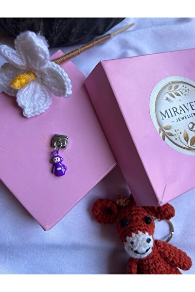 Miravera Jewellery Teletabiler Çelik Bileklik İtalyan Charmı