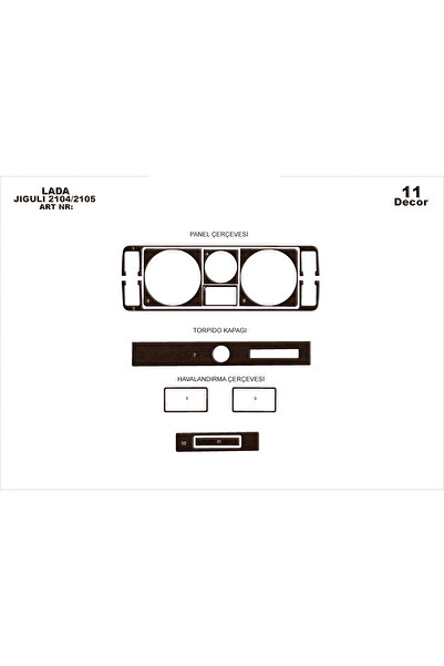 Marscockpitdesign لدّا جيجولي كونسول-توربيدو 2104-2105 11 قطعة