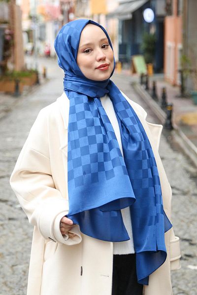 Hint İpek Jacquard Shawl Jakav16-06