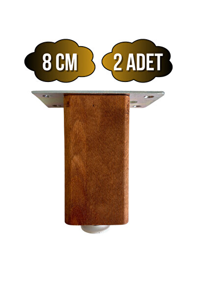 GOLDENWOODEN Podesivi drveni nogovi za nameštaj, stol i ormarić (ORAH) (PLAŽA...