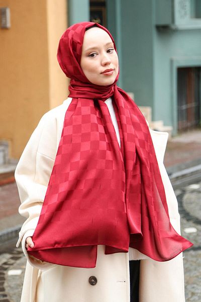 Hint İpek Jacquard Shawl Jakav16-05