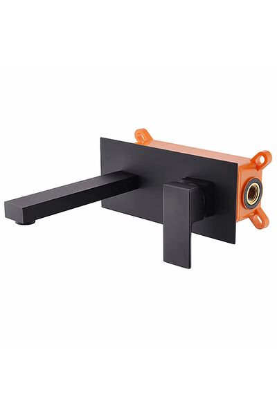 Rain Drop De la Robinetul Meu Wall-mounted washbasin mixer, made of Brass, matte black