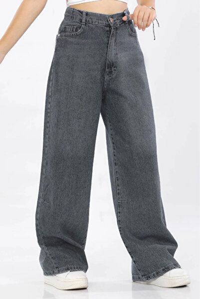 Pantulux KIz Çocuk %100 Pamuk Baggy Wide Pantolon