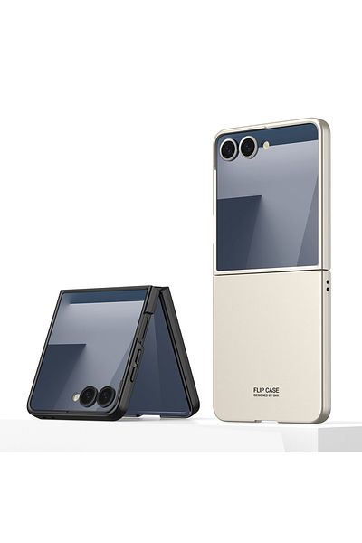 HTstore حافظة Z Flip 7 المتوافقة مع Galaxy Zore ذات الغطاء الصلب