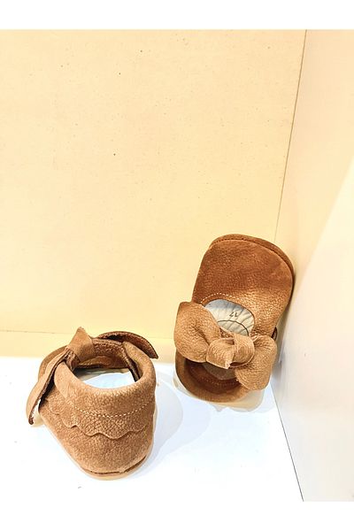 maxxi Newborn Pre-Walking Genuine Leather Shoes