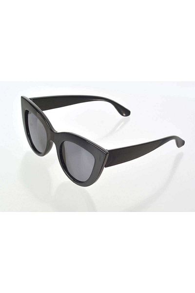 MBB ETİCARET Black Frame Cat Eye Women's Sunglasses - Fashion Eyewear