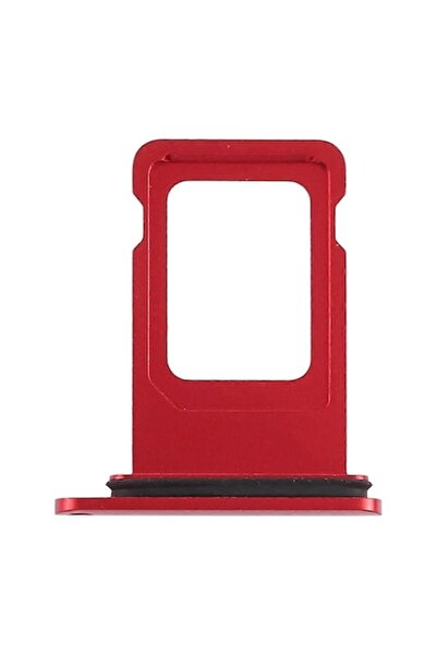 Dali Suport SIM compatibil cu Apple iPhone XR, SIM unic, Metal, Roșu