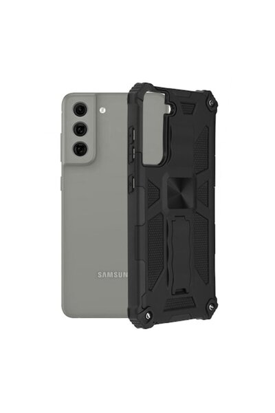 Dali Husă de protecție compatibilă cu Samsung Galaxy S21 FE, seria Blazor, inel magnetic, margine ranforsată