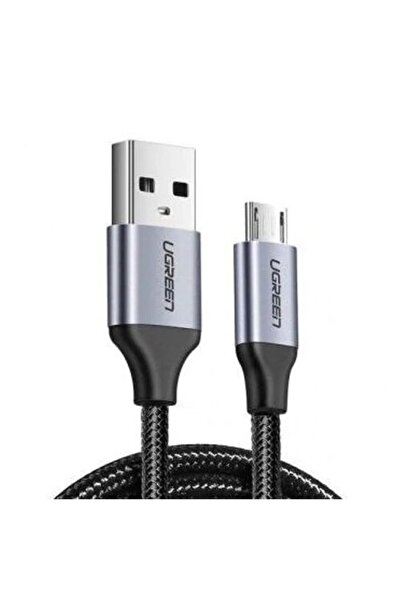 Ugreen Fast Charging USB to Micro-USB Braided Cable 1.5m, Black