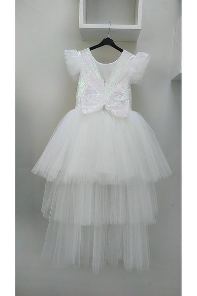 babysmile White Tailed Girl's Dress