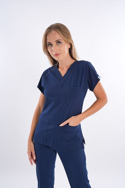 Nur Medikal Giyim Culoarea bleumarin Hipoya Scrubs rezistent la apă pentru rufe Îmbrăcăminte de lucru Model unisex