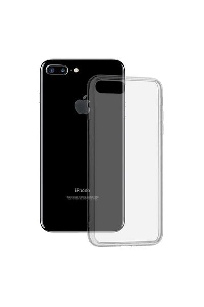 dalip Carcasă de protecție compatibilă cu Apple iPhone 7 Plus/8 Plus, silicon transparent