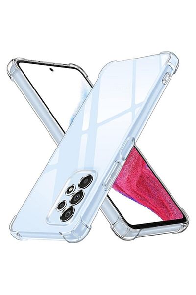 Dali Protective Case Compatible with Samsung Galaxy A53 5G, Shockproof, Reinforced Edges, Clear Silicone,