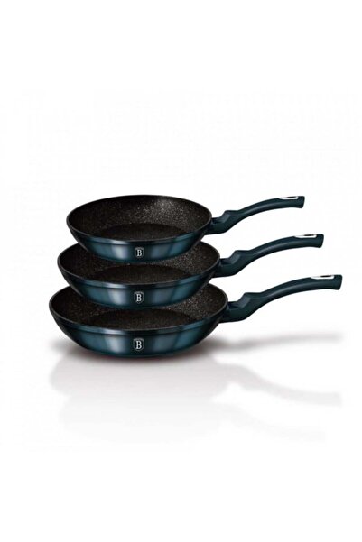 Berlinger Haus Set tigai marmorate (3 piese) din aluminiu forjat Aquamarine M...