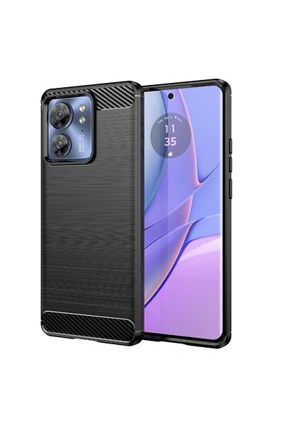 Dali Husă de protecție compatibilă cu Motorola Edge 40, silicon carbon, TPU, neagră