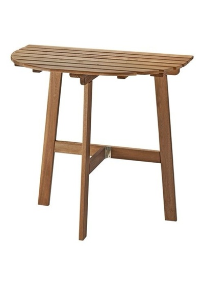 IKEA Askholmen duvar masası, koyu kahve, 70x44cm