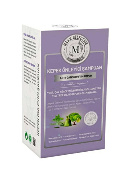 MAXXSELECTION MAXX SELECTİON KEPEK ÖNLEYİCİ BİTKİSEL ŞAMPUAN 300 ML