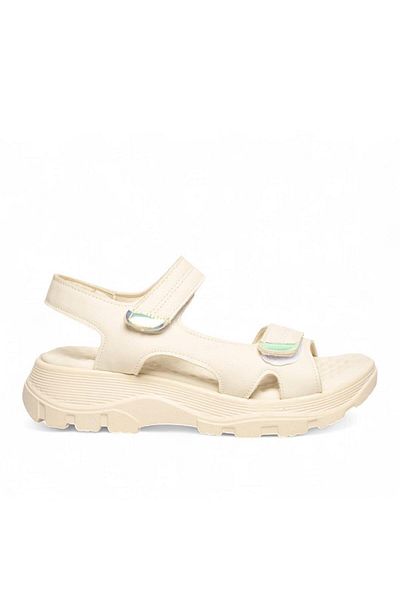 potinonline Sandale confortabile cu talpă groasă cu velcro Divamod 1300 pentru femei