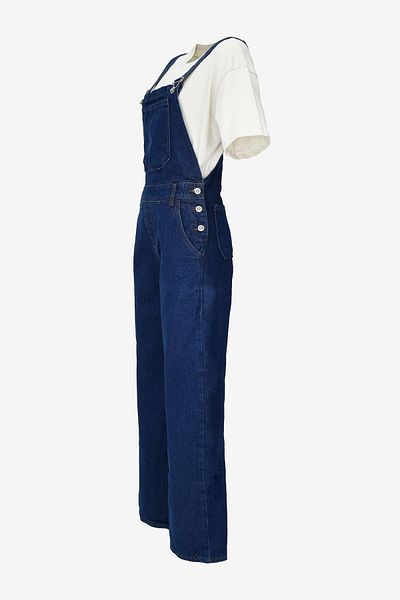 birizmoda Blugi Bahçıvan Salopet - Bleumarin