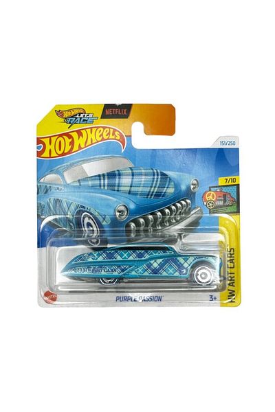 HOT WHEELS Masinuta Hot Wheels Purple Passion Treasure Hunt, albastru, 1:64