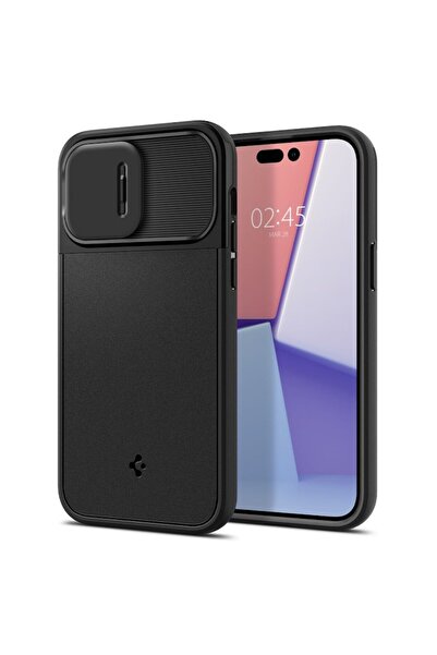 Spigen iPhone 14 Pro Max Case, Optik Armor Mag, Black
