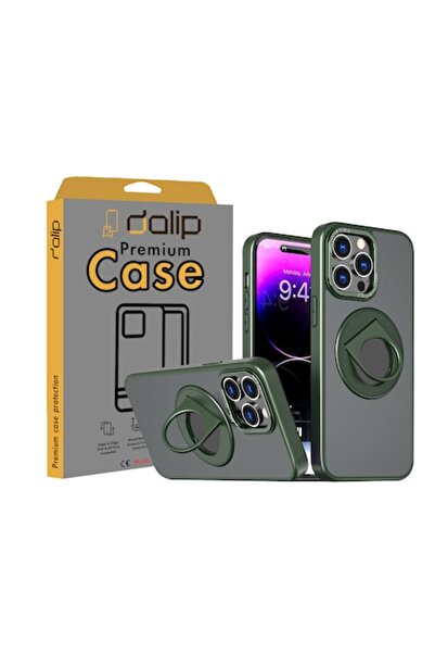 dalip Husa pentru Samsung Galaxy S24 Ultra, Safety Ring, TPU, Verde