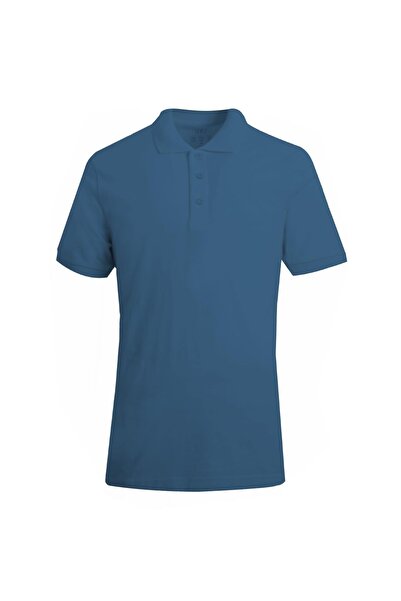 Uki İNDİGO Comfort Fit Polo Yaka Pike T-Shirt