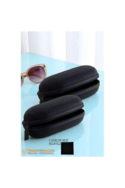 MBB ETİCARET Modacar Fabric Covered Glasses Case Glasses Protection Case Set of 2