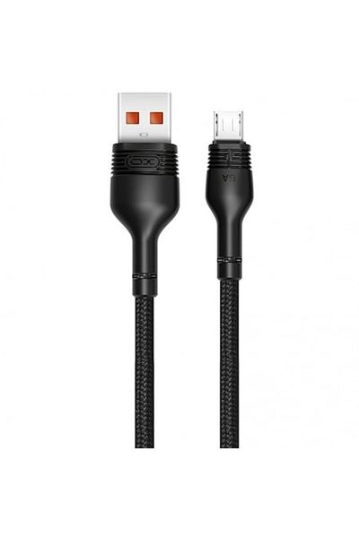 Macomi Cablu de încărcare și transfer de date, USB A la Micro-USB, 40W, 1m, Textil, Negru