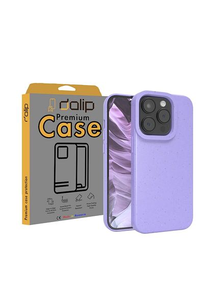 dalip iPhone 13 Case, Silicon BIO Compost, Purple