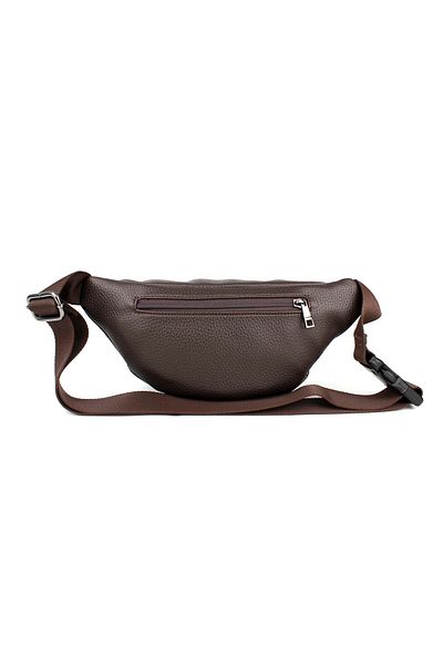 deri,se club Men's Brown Multi-Pocket Shoulder and Waist Bag