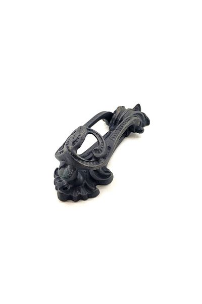 MBB ETİCARET Antique Style Decorative Brass Nature Door Knob, Taktak - 205x73 mm, Oxide