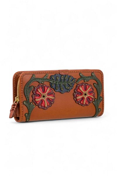 GÖN Liva Tan-Multicolor Women's Wallet 42 Liva