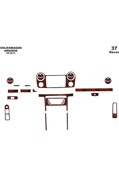 Marscockpitdesign فولكس واجن اماروك كونسول-توردو 2010- 37 قطعة