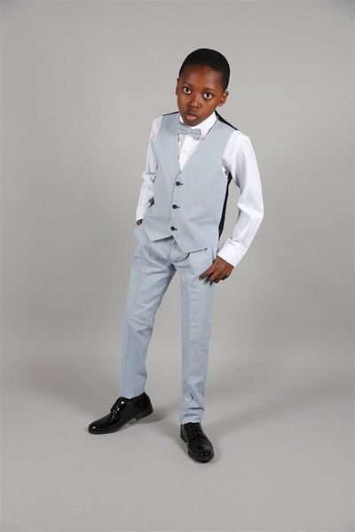 Ugly Duck 03 - 14 Years Old Boy's Blue Collar Detailed Jacket Suit
