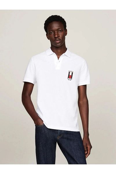 Tommy Hilfiger Sport _TommyHilfigerΜπλουζάκι Polo με κανονική κάθετη σημαία