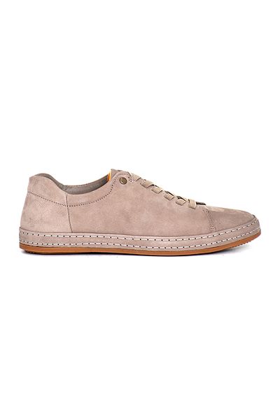 Tuna Beige Genuine Nubuck Leather Daily Casual Men's Shoes - 245531