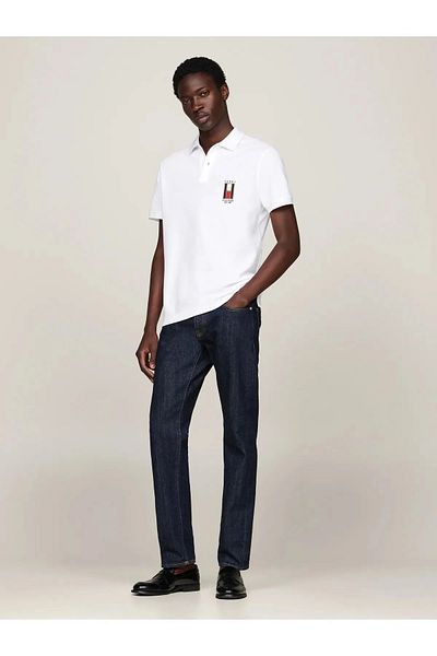 Tommy Hilfiger Sport _TommyHilfigerΜπλουζάκι Polo με κανονική κάθετη σημαία
