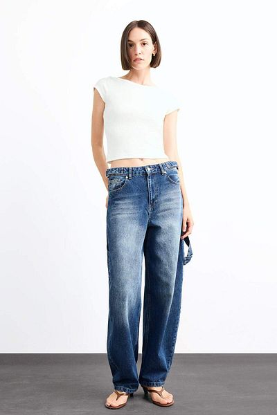 DeFacto Παντελόνι Jean Baggy Fit G0465AX25SM