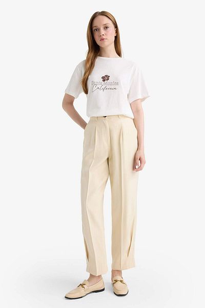 DeFacto Regular Fit Satin Trousers F8736Ax25Au