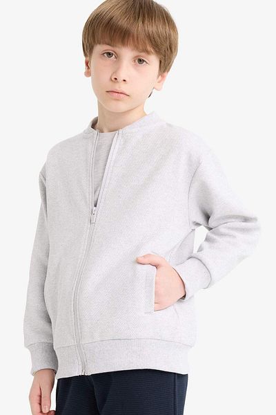 DeFacto Αγόρι Παιδικό Κολεγιακό Πέτο Bomber Cardigan D2803A825AU