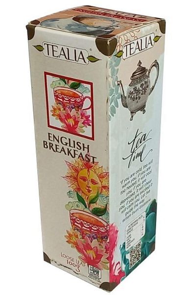 TEALIA Tilia English Breakfast Loose Leaf Tea Box (100g)