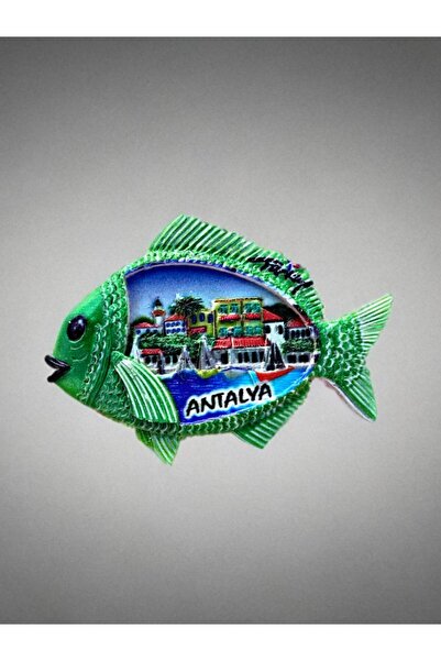 Mundy ANTALYA Temalı Kabartmalı Polyester Magnet 8,5 cm x 6cm