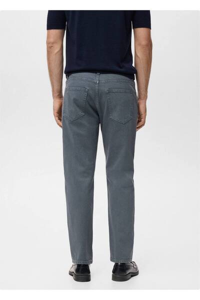 MANGO Man Ben cropped tapered fit jean pantolon