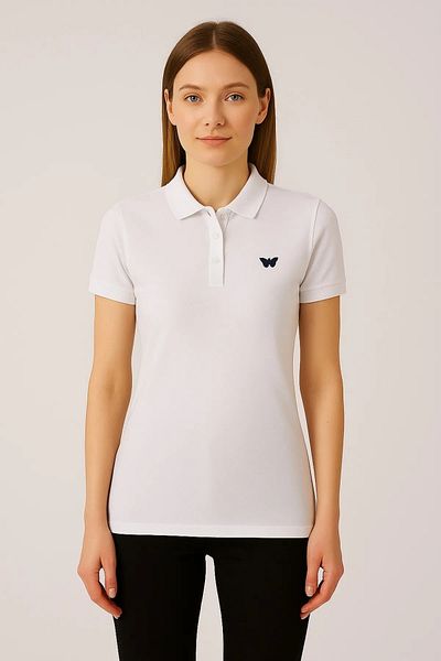 comstar Tricou de vară pentru femei, pachet de 3, Basic Crest, cu gât polo