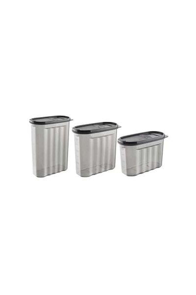 OEM Set 3 cutii pentru depozitarea alimentelor, 1,2/1,8/2,5L, Tuffex, SULTAN HOME