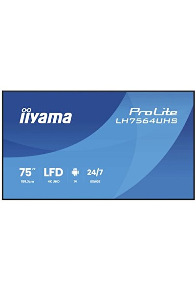 IIYAMA Ecran Profesional IPS LED ProLite 75" LH7564UHS-B1AG